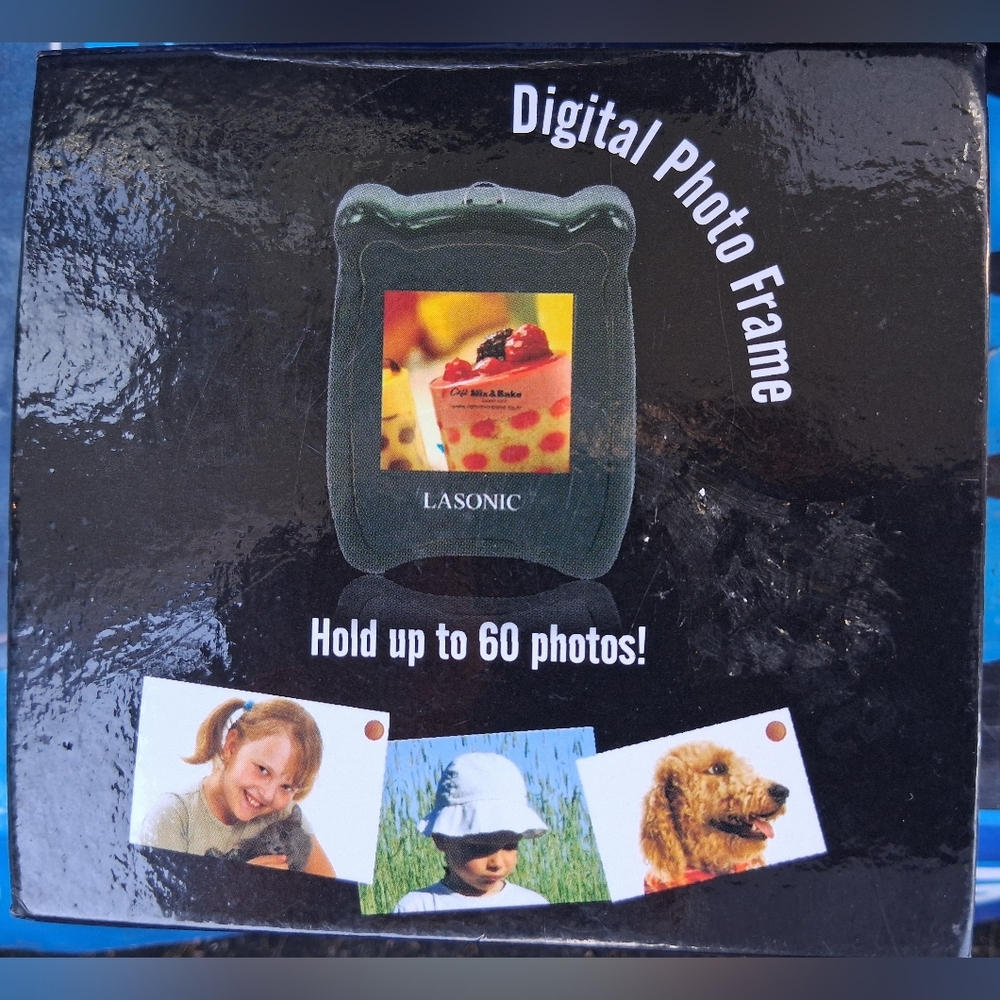 Lasonic Black Digital Photo Frame